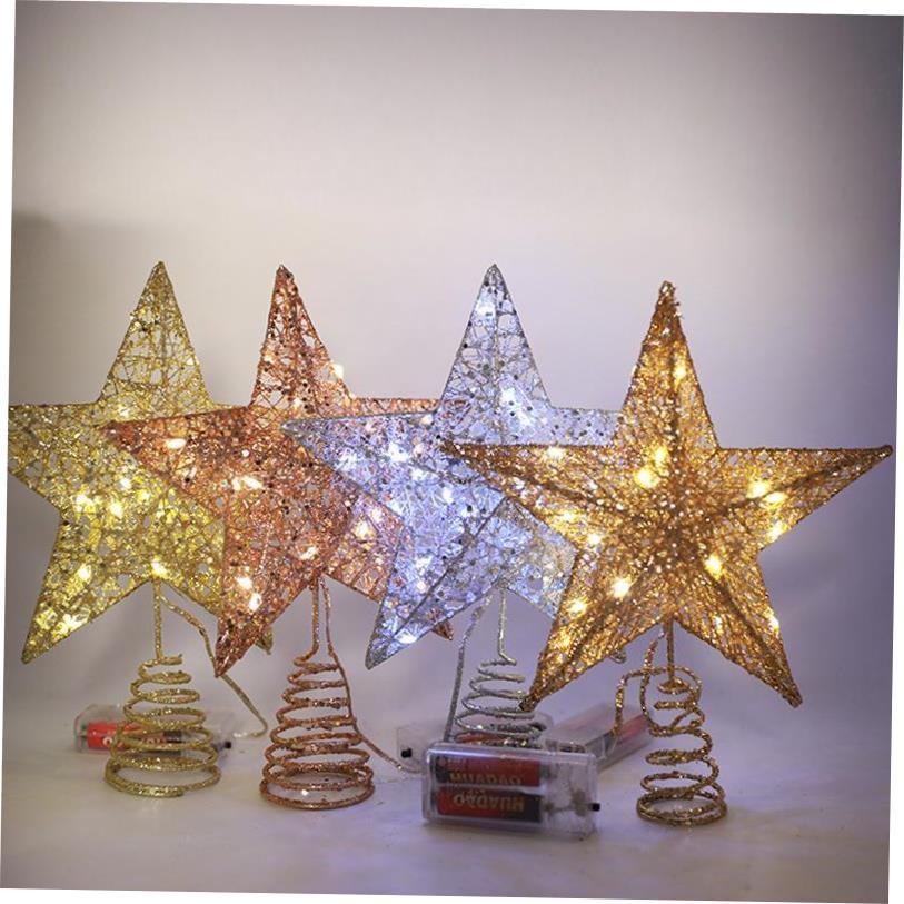 New Tree Top Star LED Christmas Tree Prop with Light
