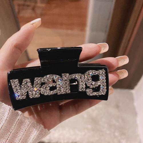 Korean Black Hair Claw Clips for Women Crab AccessoriesRhine