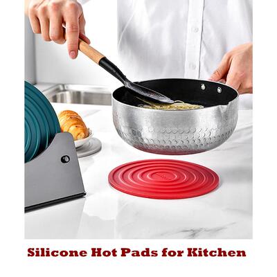 Silicone Hot Pads for Kitchen Trivet Mats for Hot Pots Pans