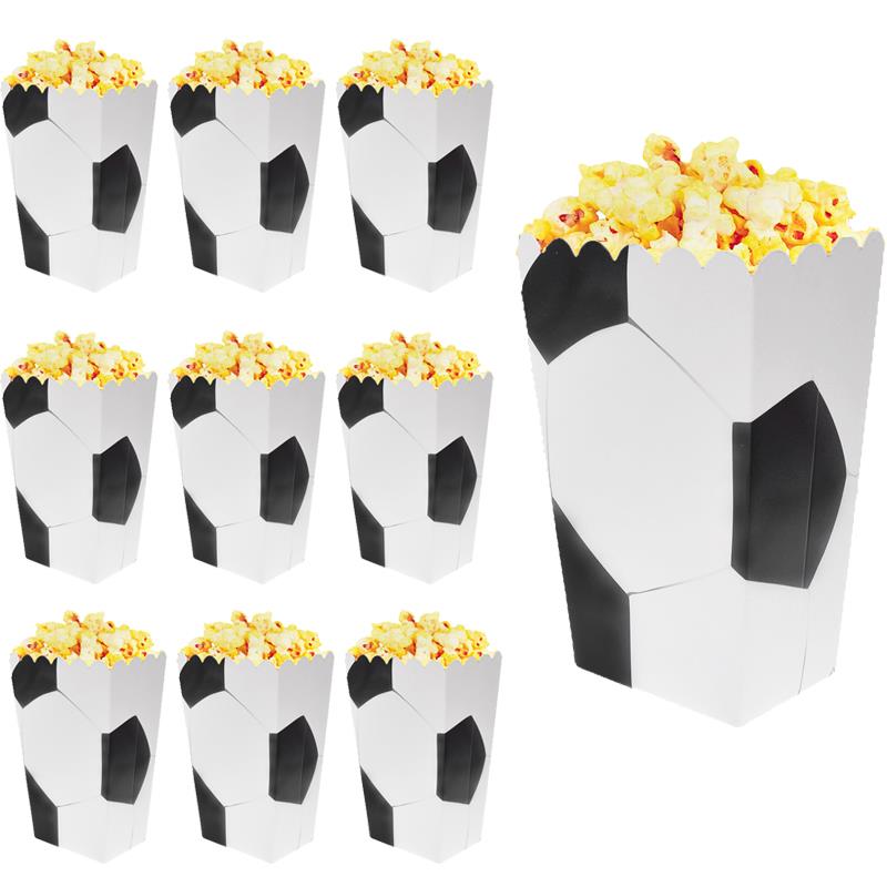 Football Popcorn Box Soccer Party Favor reat Box for Sport T