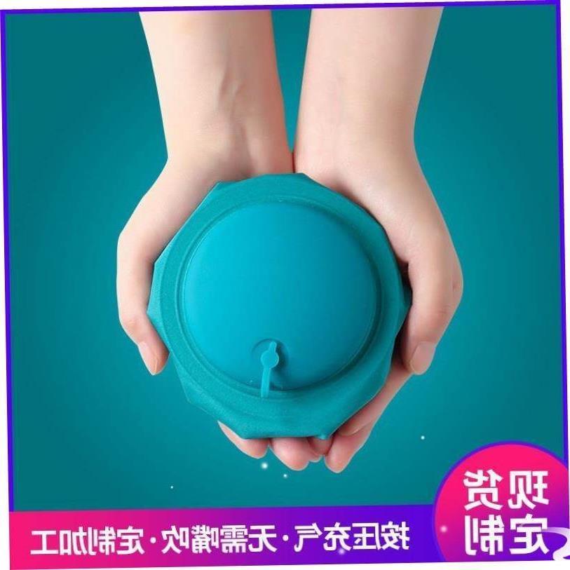 Press inflatable U-pillow portable air travel neck pillow