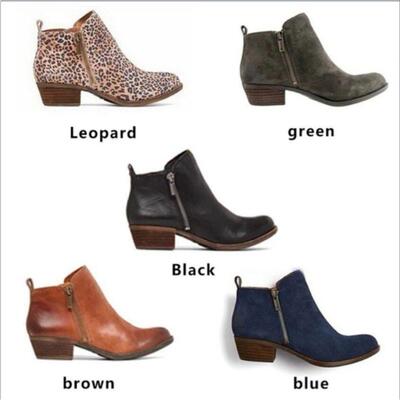 2018 women martin boots ankle boot zipper large size shoes