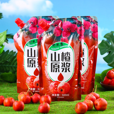 无加蔗糖山楂原浆500ml