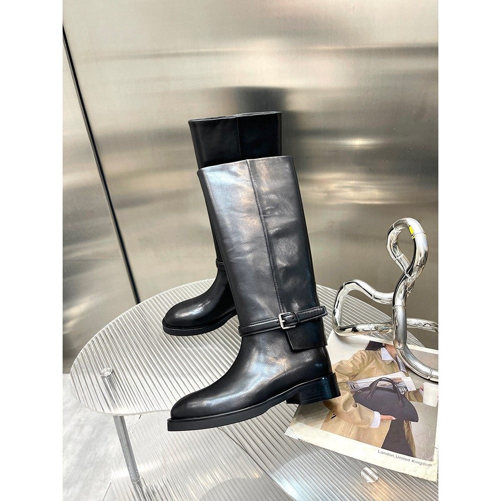 长筒靴女胎牛皮2025秋冬新款真皮平底骑士靴覆古不过膝欧货高筒靴,女鞋,骑士靴,淘宝优惠券,粉丝福利购,淘宝优惠卷