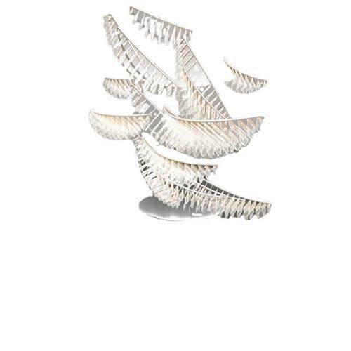 设计师帆船亚克力LED售楼部酒店大堂客厅吊灯现代简约创意餐厅灯