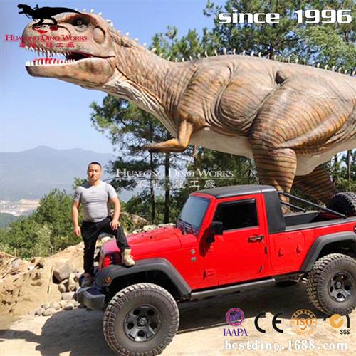 年红景区流量仿真机械电动恐龙模型仿真鲨齿龙工厂制作摆件