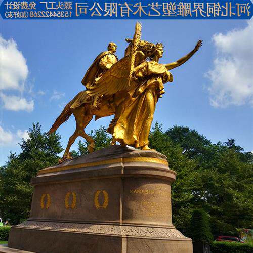 铸铜人物雕塑欧式胜利女神全身像青铜雕像户外广场园林景观雕塑