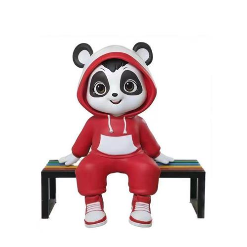 定制玻璃钢卡通人物雕塑商场美陈动物大型景观模型摆件校园吉祥物