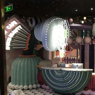 厂家直销街区步行街美陈装饰雕塑玻璃钢商场景观造型雕塑摆件