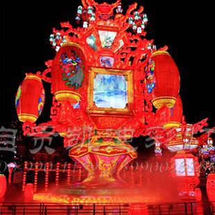 风车展览景观工艺灯装饰大型节日场景布置春节国庆工艺品摆件