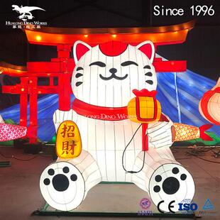 日本相扑彩灯文化自贡灯会华龙艺术公司源头大型生产厂家