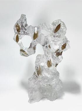 现代艺术雕塑玄关工艺品家居摆件售楼处样板房电视柜乔迁新居礼物