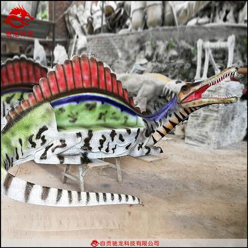 大型恐龙造型玻璃钢椅子雕塑主题公园游乐园仿真恐龙树脂座椅