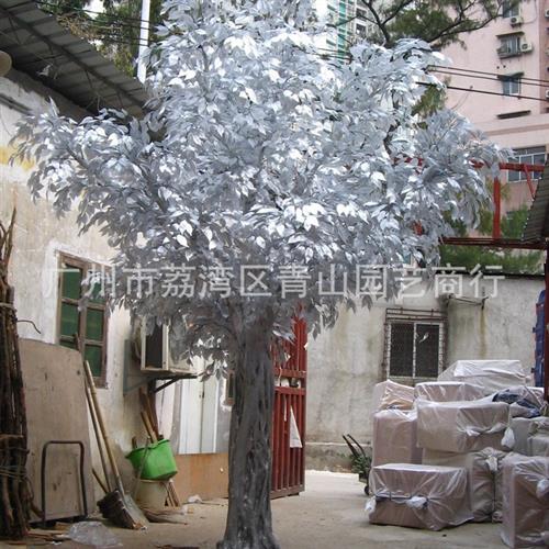 厂家供应仿真许愿树园林景观装饰植物商场广场节日室内外造型树木