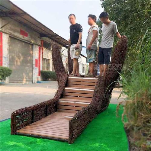 户外景观道具落地座椅巴厘岛藤编鸟巢景区网红打卡拍摄鸟巢藤秋千