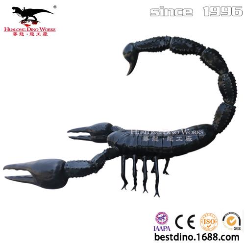 仿真机械硅胶电动可动蝎子模型昆虫展览动物园参观恐龙厂家生产