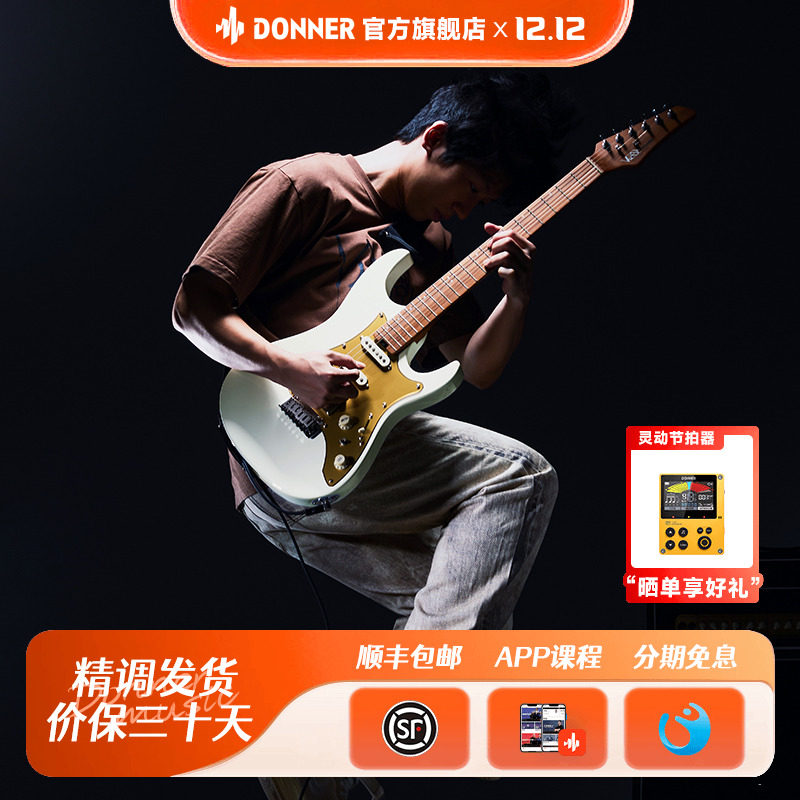 Donner唐农电吉他小双摇