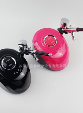 气动美术纹身美容化妆艺术模型彩绘美甲蛋糕双动气泵喷笔套装ST19