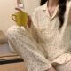 甜美碎花云朵棉长袖 宽松少女翻领家居服 2026新款 睡衣套装 春秋女款
