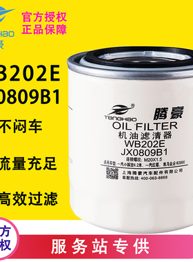 WB202E机油滤芯JX0809B1滤清器HJX0811B适配大柴498一汽红塔福田