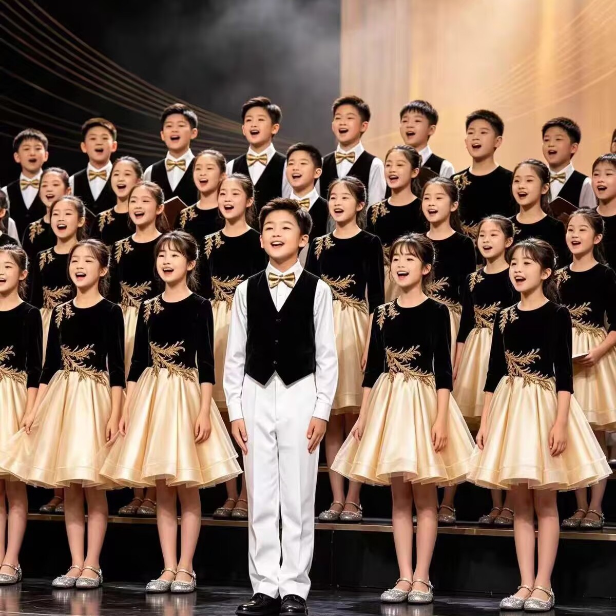儿童合唱服演出服男女童中小学生