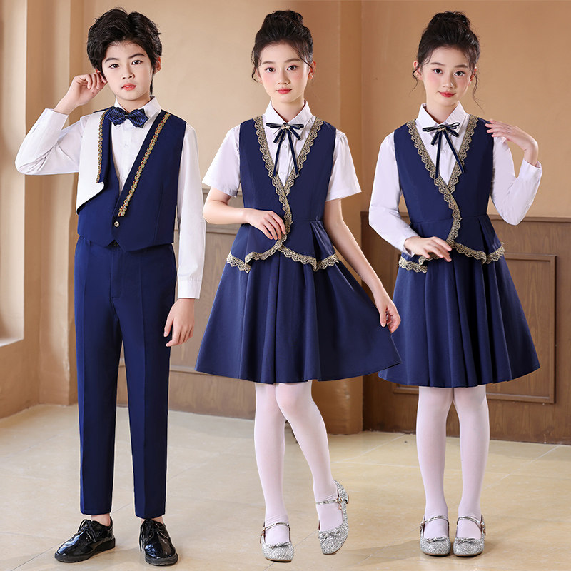 儿童节大合唱中小学生服装