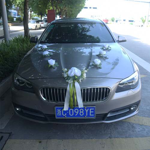 永恒天使 36婚车装饰车头花结婚用品婚庆主婚车布置套装副车队