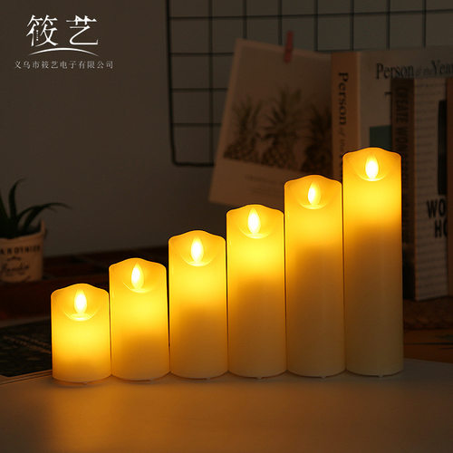 欧美仿真摇摆LED电子蜡烛婚礼派对节日音乐会浪漫氛围蜡烛灯