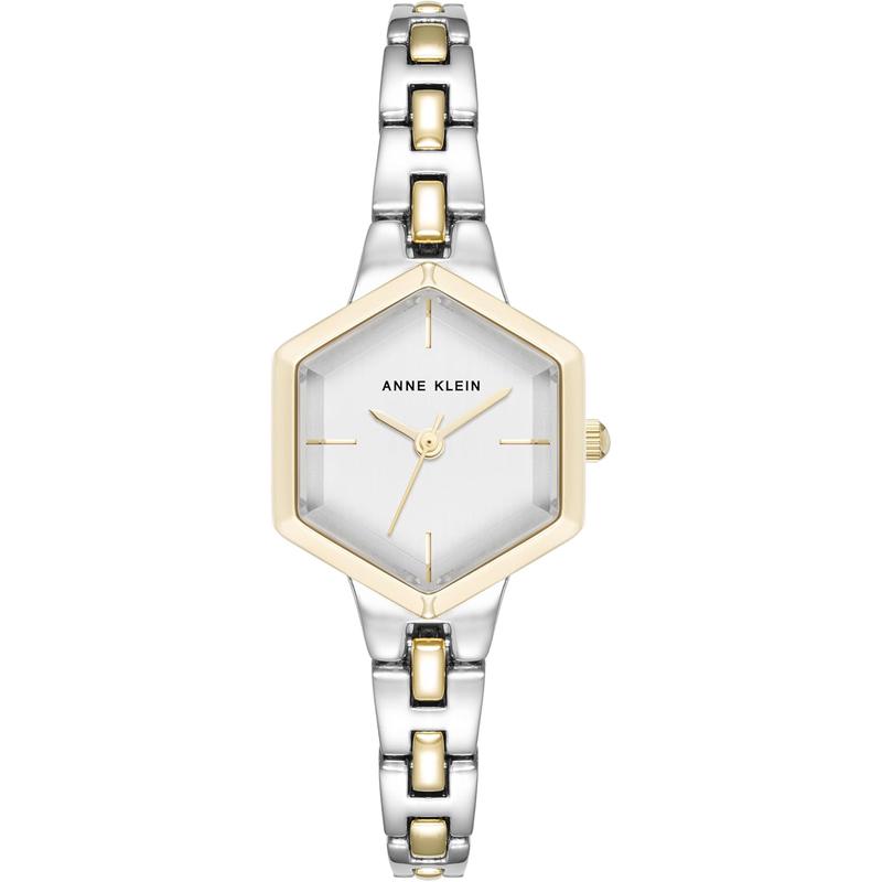 代购ANNE KLEIN安妮克莱因女士腕表计时夜光日历防泼水金属钢带