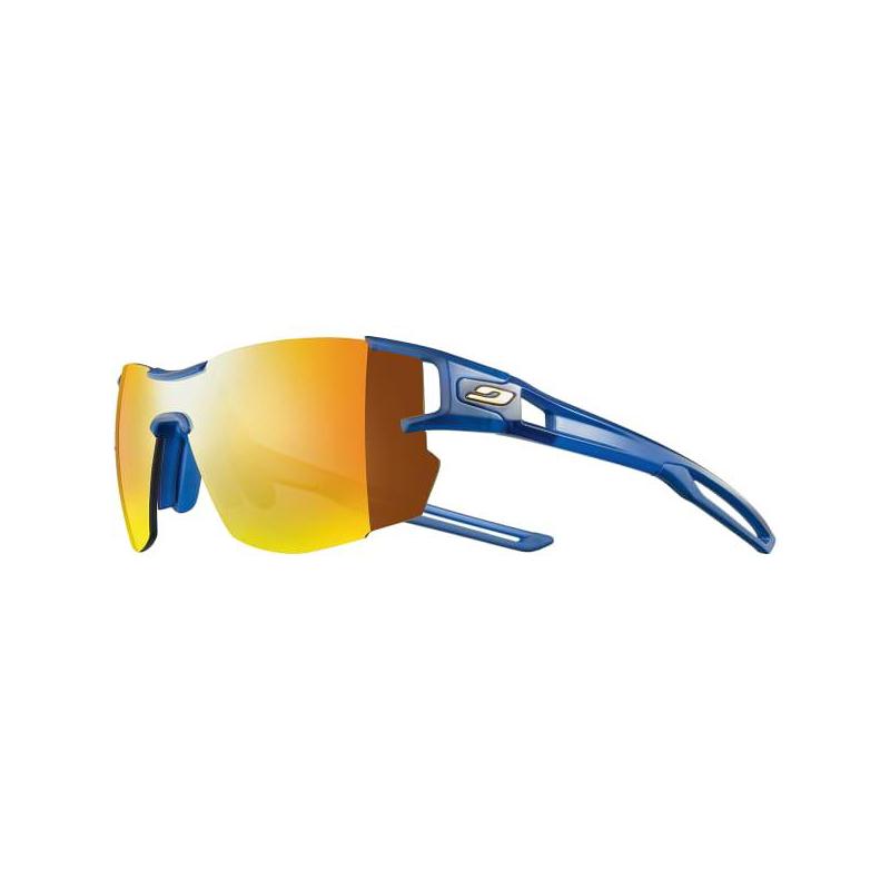 JULBO女士太阳镜防紫外线高通风设计防雾抗冲击蓝色镜框橙色镜片