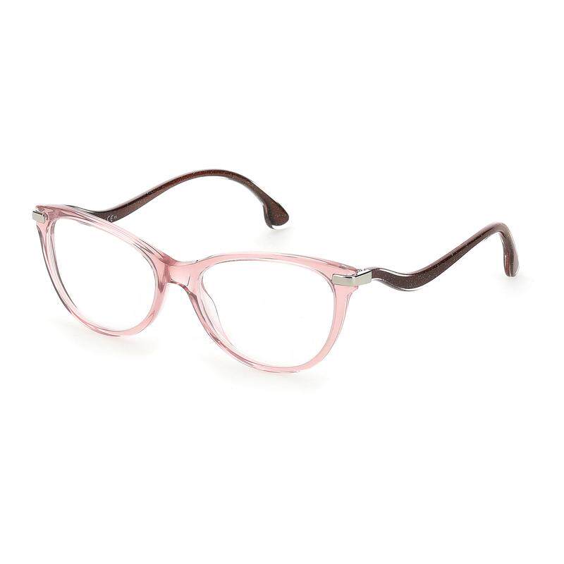 代购Jimmy Choo女士眼镜框猫眼塑料全框粉色日常通勤眼镜架