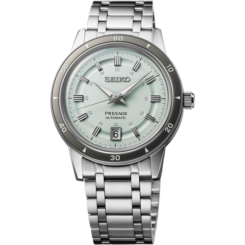 Seiko/精工日韩腕表冰绿复古机械自动男表米防水