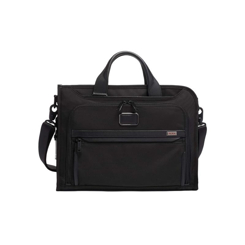 代购TUMI途明男士公文包多隔层设计带衬垫平板电脑袋