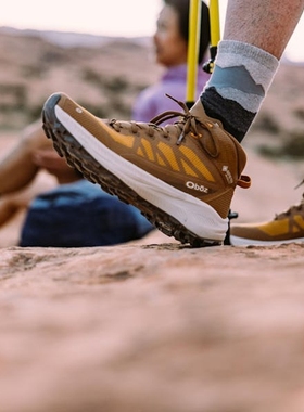 代购Oboz Katabatic LT GTX男子中帮户外越野徒步鞋防水透气25年