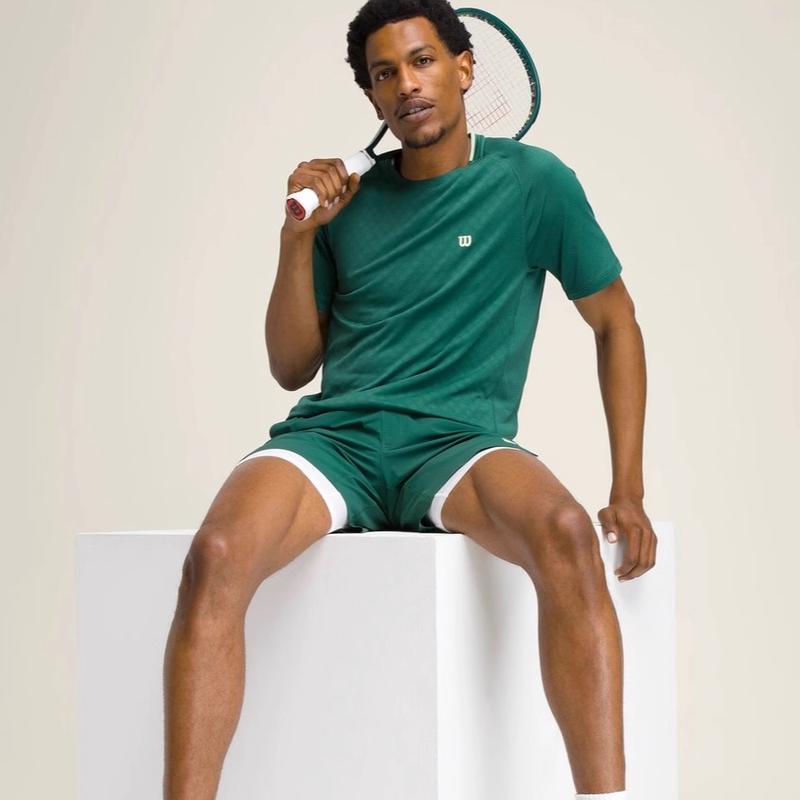 代购新品wilson Serve Out Tee威尔胜网球运动T恤衫速干排汗轻量