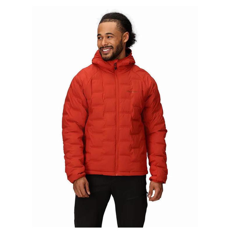 MARMOT/土拨鼠男士羽绒服保暖防风防水保暖外套连帽长款户外夹克