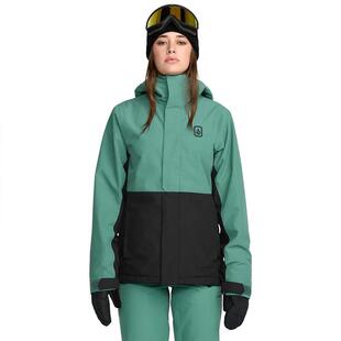 Volcom男士 滑雪服 保暖外套防水防风保暖冲锋衣连帽中长款