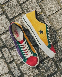 CONVERSE ONE STAR J SUEDE MT匡威男女复古低帮拼色板鞋正品代购