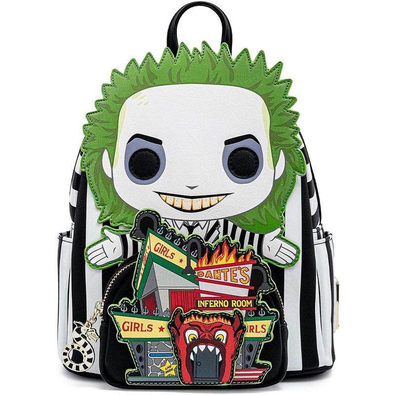 代购Loungefly女士动漫双肩包日常通勤书包携带收纳拉链储物