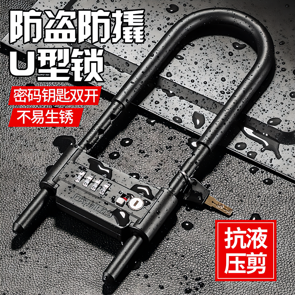 【德国进口】密码锁玻璃门锁