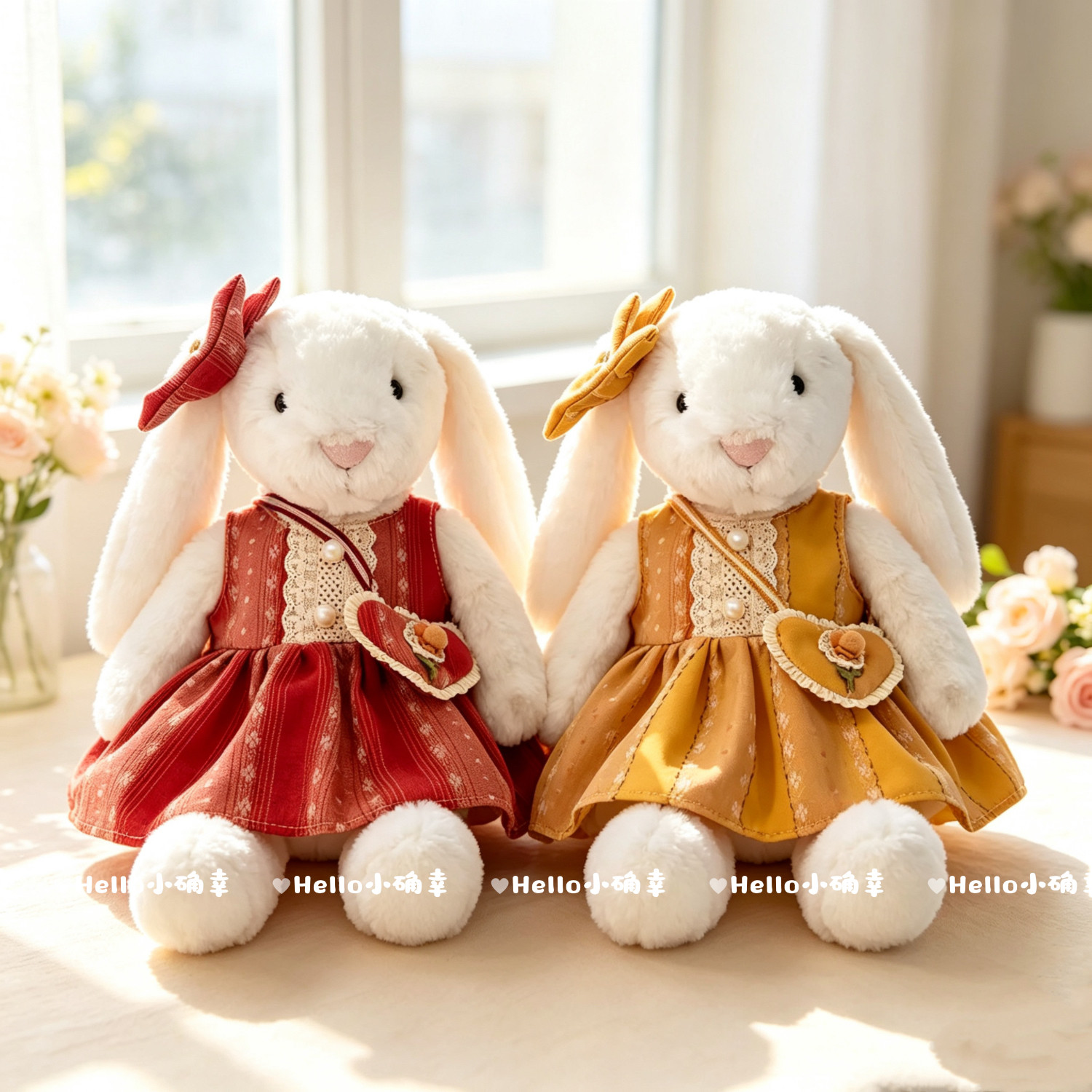 适用于Jellycat中号31CM害羞邦尼兔娃衣30CM伽百利兔子新款连衣裙