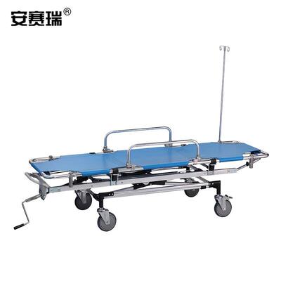 安赛瑞铝合金担架车可分离可升降救护车担架床不可抬头人员应急转