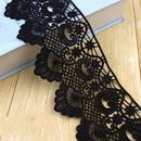 diy手工蕾丝边 饰黑白色宽边衣服布料 加宽蕾丝花边服装 下摆辅料装