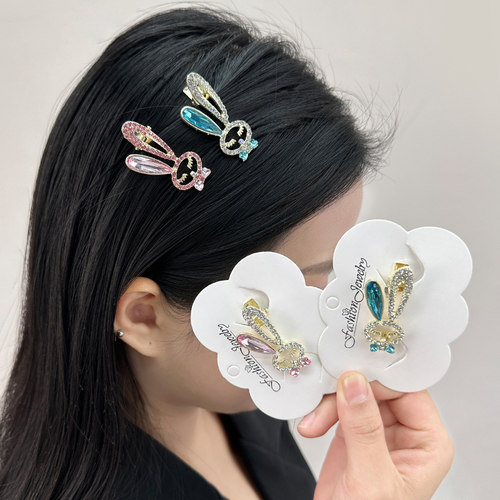 鸭嘴发夹来石喜合金发夹