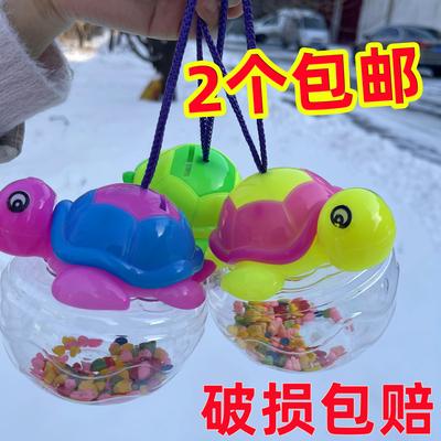 大小手提龟缸宠物饲养运输盒鱼瓶