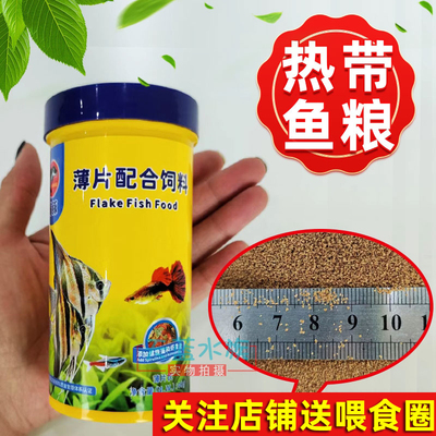 海豚热带鱼小型观赏鱼颗粒饲料