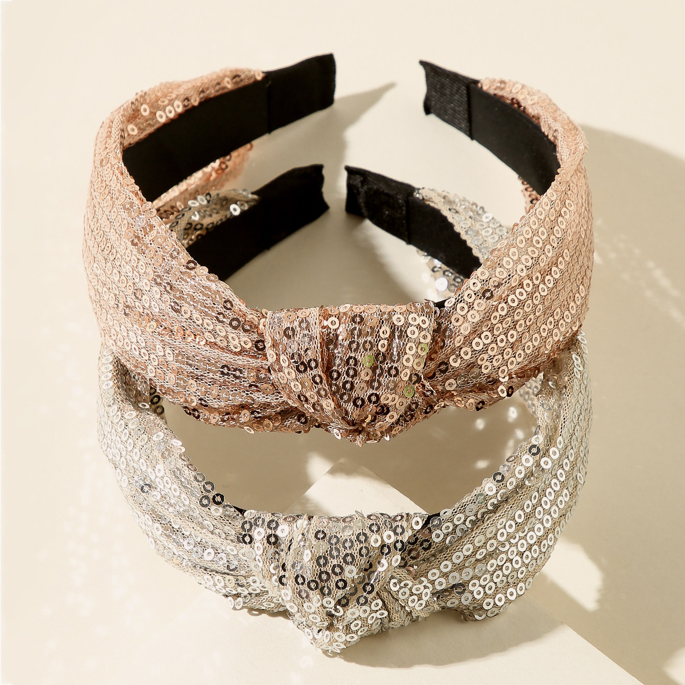 sequins headpieces for party new gold silver knot headband s