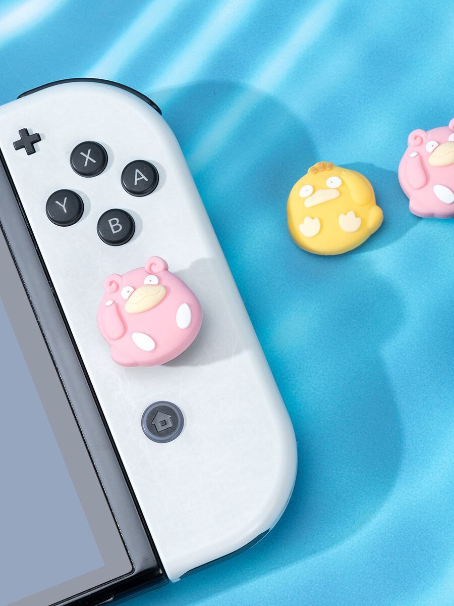 닌텐도 스위치 로커 세트 OLED 게임 콘솔 키 캡 로커 캡 NS  최대 오리와 하마