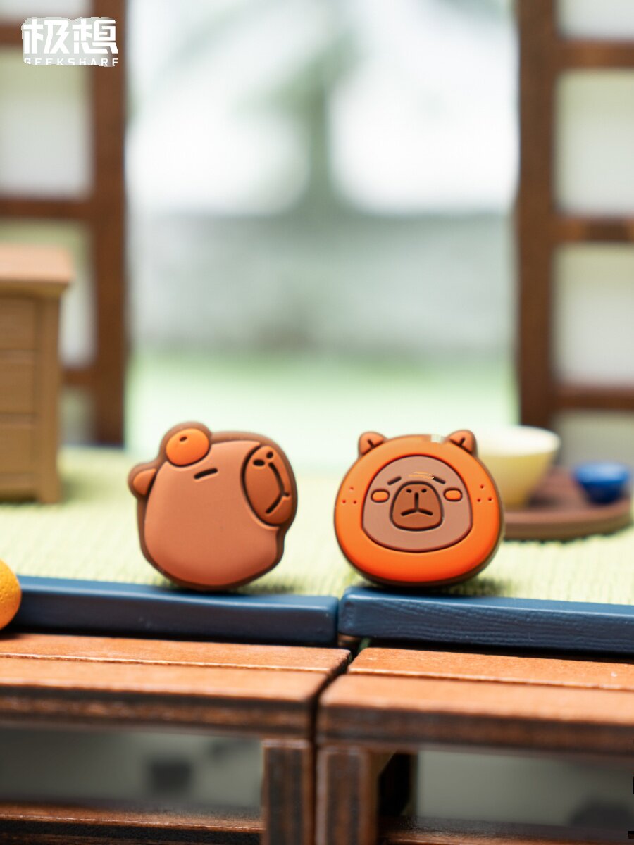 나는 정말로 NINTENDO 스위치 로커 캡 CAPIBALA 키 캡 NS 핸들 캡 OLED 게임 콘솔 액세서리를 원합니다