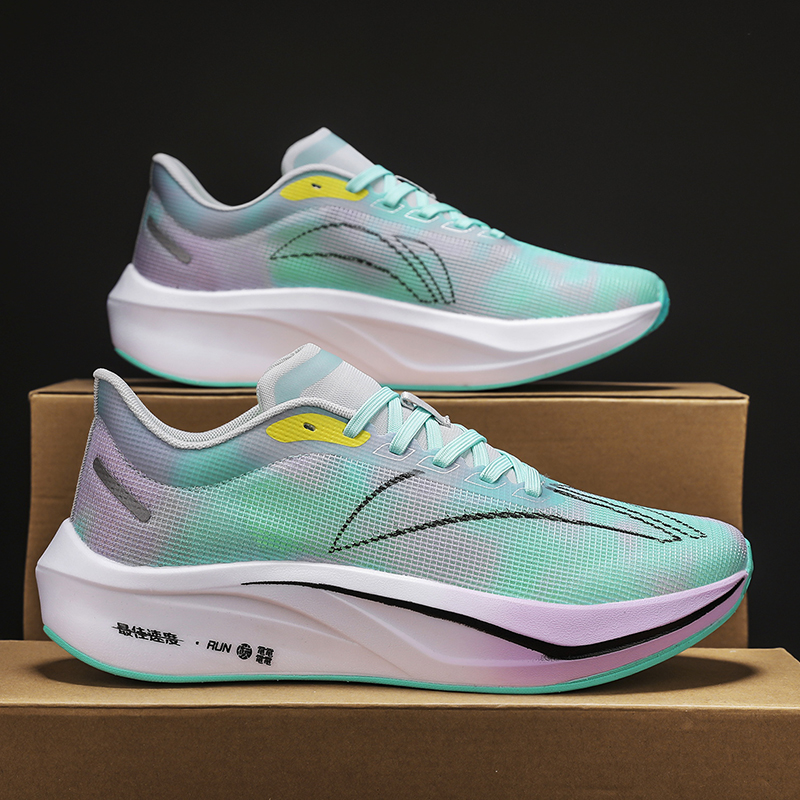 飞电4c碳板跑鞋男款软底体测体育生超轻回弹竞速鞋子运动跑步鞋男